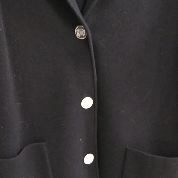 Chaps sweater jacket - Jet black color - Picture 3 of 5